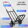 Xe Đẩy Gấp Gọn Đa Năng - Khung Thép Chịu Lực, Sơn Chống Gỉ, Tặng Dây Buộc, Giá 150.000₫ 2