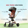 Xe đẩy gấp gọn du lịch G500 cho bé sơ sinh - 3 tư thế đảo chiều giảm xóc, tặng bàn ăn 2