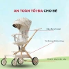 Xe đẩy gấp gọn du lịch G500 cho bé sơ sinh - 3 tư thế đảo chiều giảm xóc, tặng bàn ăn 3