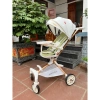 Xe đẩy gấp gọn du lịch G500 cho bé sơ sinh - 3 tư thế đảo chiều giảm xóc, tặng bàn ăn 10