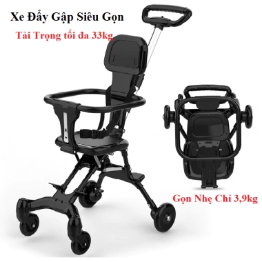 Xe Đẩy Gấp Gọn Forbic Cho Bé - Mái Che, Đệm Ngồi, Chính Hãng, Giá 349.999 VND 6