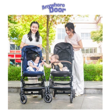 Xe đẩy gấp gọn GB Qbit All-City, thiết kế siêu gọn, chịu tải 30kg, giá 5,250,000 đồng