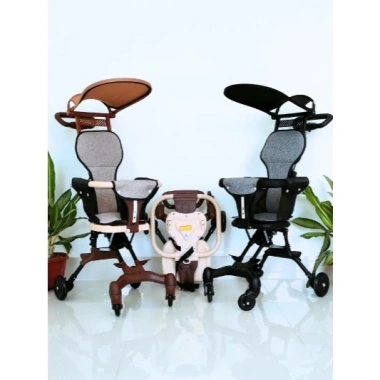 Xe Đẩy Gấp Gọn HCm Siêu Thị & Du Lịch Bé, Đệm Ghế Tặng, Đảo Chiều, 359.000₫ 8