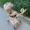 Xe đẩy gấp gọn K8 K1 M2 M9 - kèm bàn ăn, vô lăng nhạc, BH 1 năm, Dino Baby, 550.000₫ 6