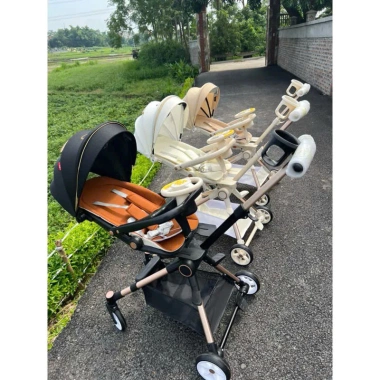 Xe đẩy gấp gọn K8 K1 M2 M9 - kèm bàn ăn, vô lăng nhạc, BH 1 năm, Dino Baby, 550.000₫