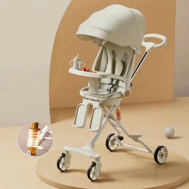 Xe đẩy gấp gọn M9 cho bé du lịch - 2 chỗ, có mái che, siêu nhẹ, giảm giá 599k