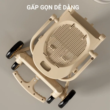 Xe đẩy gấp gọn MiniBear Nhật Bản PRO M1 MB1 cho bé 0‑3 tuổi, tiện lợi, chống nắng