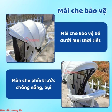 Xe đẩy gấp gọn OBAMA M9 2 chiều 3 tư thế, cho bé 2‑6 tuổi, giá 550k 5 Xe đẩy gấp gọn OBAMA M9 2 chiều 3 tư thế, cho bé 2‑6 tuổi, giá 550k 5