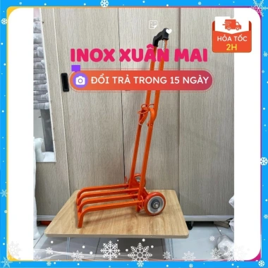 Xe đẩy gấp gọn tải trọng 70kg - sắt sơn tĩnh điện, giá 625k