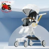 Xe đẩy gấp gọn V9 cho bé du lịch 2 chiều, ngả 4 tư thế cao cấp - Anh Khoa Kids 6
