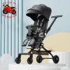 Xe đẩy gấp gọn V9 cho bé du lịch 2 chiều, ngả 4 tư thế cao cấp - Anh Khoa Kids 8