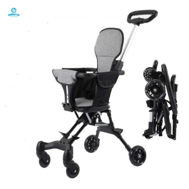 Xe đẩy gấp gọn V9 cho bé du lịch 2 chiều, ngả 4 tư thế cao cấp - Anh Khoa Kids