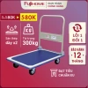 Xe đẩy hàng 4 bánh 300kg FUJIHOME nhập khẩu, gấp gọn, bánh cao su - 684.000đ