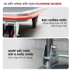 Xe đẩy hàng 4 bánh 300kg FUJIHOME nhập khẩu, gấp gọn, bánh cao su - 684.000đ 5