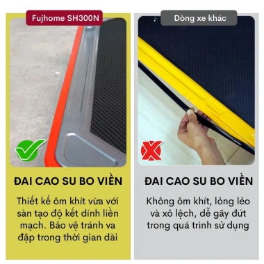 Xe đẩy hàng 4 bánh 300kg FUJIHOME nhập khẩu, gấp gọn, bánh cao su - 684.000đ 6 Xe đẩy hàng 4 bánh 300kg FUJIHOME nhập khẩu, gấp gọn, bánh cao su - 684.000đ 6