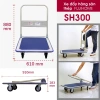 Xe đẩy hàng 4 bánh 300kg FUJIHOME nhập khẩu, gấp gọn, bánh cao su - 684.000đ 7