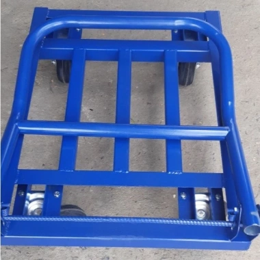 Xe đẩy hàng 4 bánh đế vuông 500kg Mituhome Mặt sàn 70x50cm, Giá ưu đãi 625.000₫