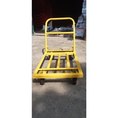 Xe đẩy hàng 4 bánh đế vuông 500kg Mituhome Mặt sàn 70x50cm, Giá ưu đãi 625.000₫