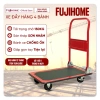 Xe đẩy hàng 4 bánh gấp gọn 150kg Fujihome, bánh cao su, khóa chống ồn, đa năng - 684.000 VND