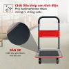 Xe đẩy hàng 4 bánh gấp gọn 150kg Fujihome, bánh cao su, khóa chống ồn, đa năng - 684.000 VND 3