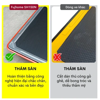 Xe đẩy hàng 4 bánh gấp gọn 150kg Fujihome, bánh cao su, khóa chống ồn, đa năng - 684.000 VND