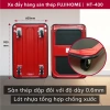 Xe đẩy hàng 4 bánh gấp gọn 300kg Fujihome bánh cao su siêu bền, giảm tiếng ồn, đa năng, giá chỉ 684.000đ 6