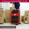 Xe đẩy hàng 4 bánh gấp gọn 300kg Fujihome bánh cao su siêu bền, giảm tiếng ồn, đa năng, giá chỉ 684.000đ 7