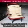 Xe đẩy hàng 4 bánh gấp gọn 300kg Fujihome bánh cao su siêu bền, giảm tiếng ồn, đa năng, giá chỉ 684.000đ 8