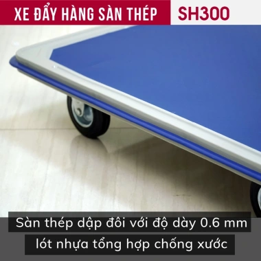 Xe đẩy hàng 4 bánh gấp gọn FUJIHOME 200kg, chịu lực, bánh xe chống ồn, bảo hành 1 năm - Giá chỉ 684.000