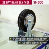 Xe đẩy hàng 4 bánh gấp gọn FUJIHOME 200kg, chịu lực, bánh xe chống ồn, bảo hành 1 năm - Giá chỉ 684.000 6