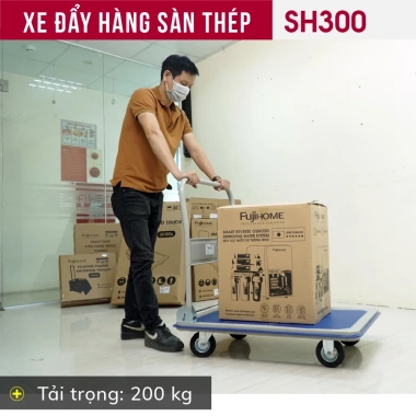 Xe đẩy hàng 4 bánh gấp gọn FUJIHOME 200kg, chịu lực, bánh xe chống ồn, bảo hành 1 năm - Giá chỉ 684.000 9 Xe đẩy hàng 4 bánh gấp gọn FUJIHOME 200kg, chịu lực, bánh xe chống ồn, bảo hành 1 năm - Giá chỉ 684.000 9