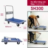 Xe đẩy hàng 4 bánh gấp gọn FUJIHOME 200kg, chịu lực, bánh xe chống ồn, bảo hành 1 năm - Giá chỉ 684.000 10