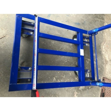 Xe đẩy hàng 4 bánh tải 500kg, 50x70cm, gấp gọn nhanh Giá xưởng 999.000 VND