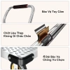 Xe đẩy hàng AURAWELL 200-800kg khung thép, bánh xe phổ thông/phanh, giá 649.000 7