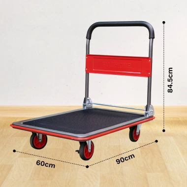 Xe đẩy hàng FUJIHOME SH300N sàn thép 4 bánh, tải 250‑300kg, sơn tĩnh điện, bảo hành 12 tháng - Giá chỉ 684.000₫ 4 Xe đẩy hàng FUJIHOME SH300N sàn thép 4 bánh, tải 250‑300kg, sơn tĩnh điện, bảo hành 12 tháng - Giá chỉ 684.000₫ 4