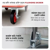 Xe đẩy hàng FUJIHOME SH300N sàn thép 4 bánh, tải 250‑300kg, sơn tĩnh điện, bảo hành 12 tháng - Giá chỉ 684.000₫ 7