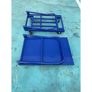 Xe đẩy hàng gấp gọn 4 bánh, tải 200-800kg, tay kéo tiện dụng, giá rẻ Hot 5