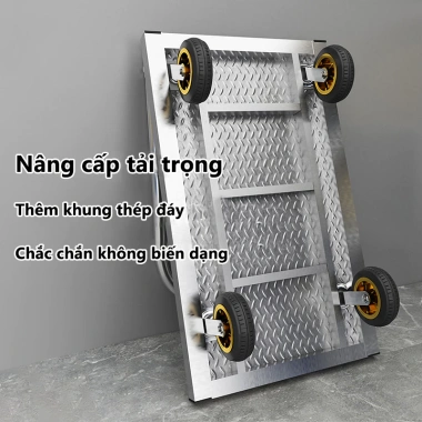 Xe đẩy hàng gấp gọn 600kg - Chống ồn siêu bền, tiện lợi, giá chỉ 359.000₫ 9