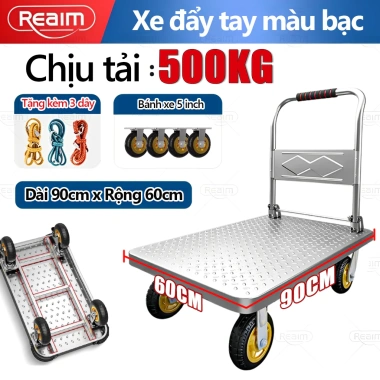 Xe đẩy hàng gấp gọn 600kg - Chống ồn siêu bền, tiện lợi, giá chỉ 359.000₫ 10