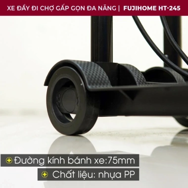 Xe đẩy hàng gấp gọn ADVINDEQ HT-MINI01 - Nhẹ, tặng dây buộc mini, giá 290.000 4