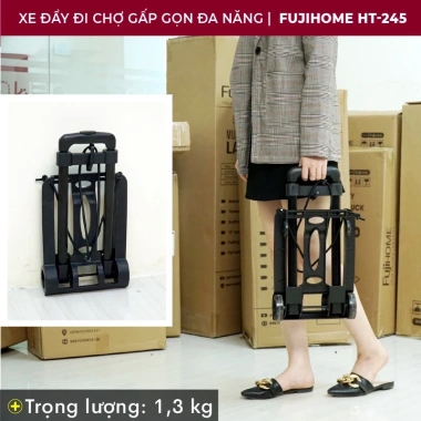 Xe đẩy hàng gấp gọn ADVINDEQ HT-MINI01 - Nhẹ, tặng dây buộc mini, giá 290.000 6