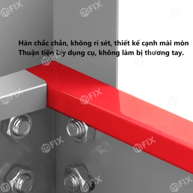 Xe đẩy hàng Kệ sắt 4 tầng chịu 100kg - Cao cấp, đa năng, giá ưu đãi 465k 9 Xe đẩy hàng Kệ sắt 4 tầng chịu 100kg - Cao cấp, đa năng, giá ưu đãi 465k 9