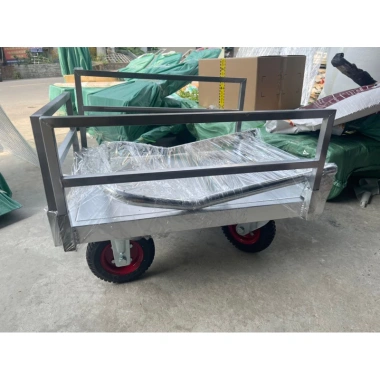 Xe đẩy hàng mặt sàn 4 bánh 20cm gấp gọn, 3 thanh chắn chống trôi - 1.249.000₫ 3