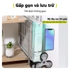 Xe đẩy hàng nhẹ, khóa an toàn, bánh xe đổi hướng, không gian rộng rãi - Giá ưu đãi 658.000₫ 6