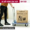 Xe đẩy hàng sàn thép 4 bánh FUJIHOME SH150 - Tải 100kg, bảo hành 12 tháng, 684.000₫ 5