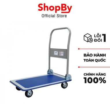 Xe đẩy hàng sàn thép 4 bánh FUJIHOME SH150 - Tải 100kg, bảo hành 12 tháng, 684.000₫