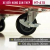 Xe đẩy hàng sàn thép FUJIHOME HT-415 150kg, nhập khẩu, chắc chắn gấp gọn, giảm 23% 4