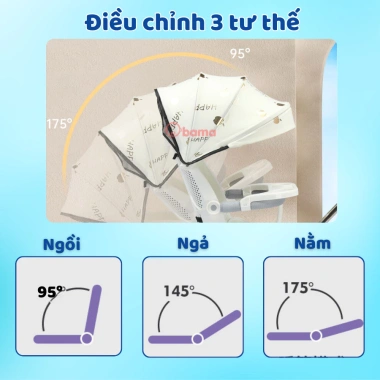 Xe đẩy HỎA TỐC HCM đa năng M9 M8 M2 K1 K8 - gấp gọn 2 chiều, 3 tư thế, cho bé 1-3 tuổi, giá ưu đãi 550k Obama 6