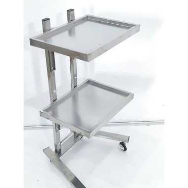 Xe Đẩy Inox Mạ Vàng Spa Gấp Gọn - Cao Cấp, Tiện Lợi, Giá ưu đãi 798k 6