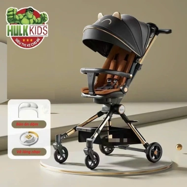 Xe đẩy K8 mẫu mới Hulk Kids - Bàn ăn dặm, vô lăng nhạc, giá ưu đãi 1,225,000₫